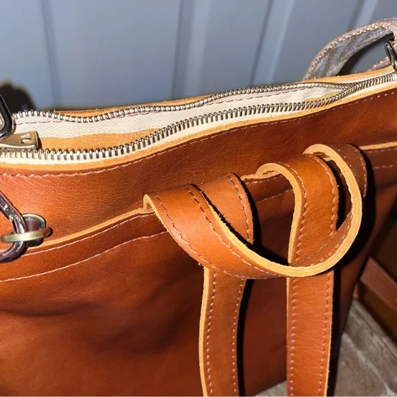 Portland Leather Goods Honey backpack Tote - Picture 7 of 11